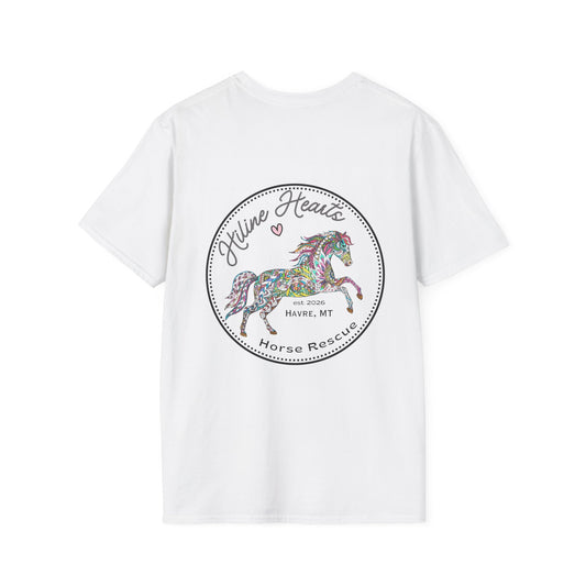 Colorful Horse  Cotton T-Shirt